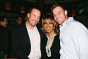Frank Conway (Broadway Cares), Jennifer Holliday and Darren Ritchie Photo