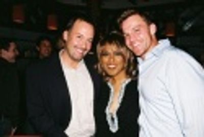 Frank Conway (Broadway Cares), Jennifer Holliday and Darren Ritchie Photo