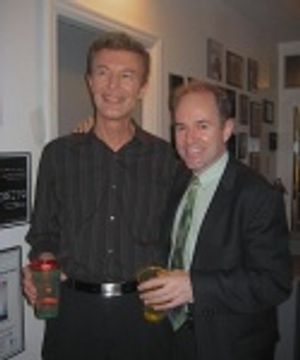 Musical Director Robert Ollis and Composer Stephen Flaherty Photo