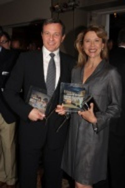 Robert Iger and Annette Bening
 Photo