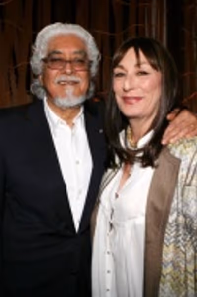 Anjelica Huston and husband Robert Graham
 Photo