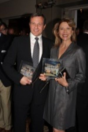 Robert Iger and Annette Bening Photo