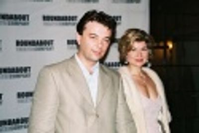 Edward Hall (Director) and wife Issy Van Randwyck Photo