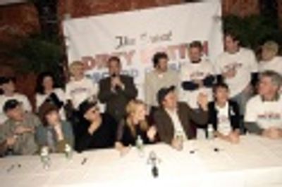 Marty Bell with the cast Photo