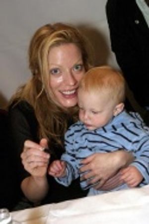 Sherie Rene Scott and one of the show's littlest fans, son
Elijah Mack Deutsch Photo