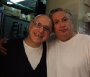 And darling HENRY KRIEGER, composer of DREAMGIRLS, stops by to offer encouragement. Y Photo