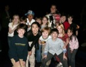 Alex Sanchez (Gypsy winner for CHITTY CHITTY BANG BANG) with the show's talented chil Photo