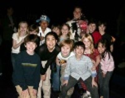 Alex Sanchez (Gypsy winner for CHITTY CHITTY BANG BANG) with the show's talented chil Photo