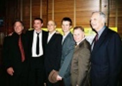 The cast, Tom Wopat, Liev Schreiber, Jeffrey Tambor, Frederick Weller, Gordon Clapp a Photo