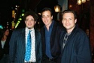 Adam Duritz (Counting Crows), Bob Sagat (Privilege) and Christian Slater Photo