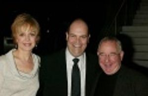 Jill Eikenberry, and her husband Michael Tucker with Brad Oscar Photo