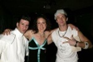 David Josefsberg, Jenn Harris and Andy Karl Photo