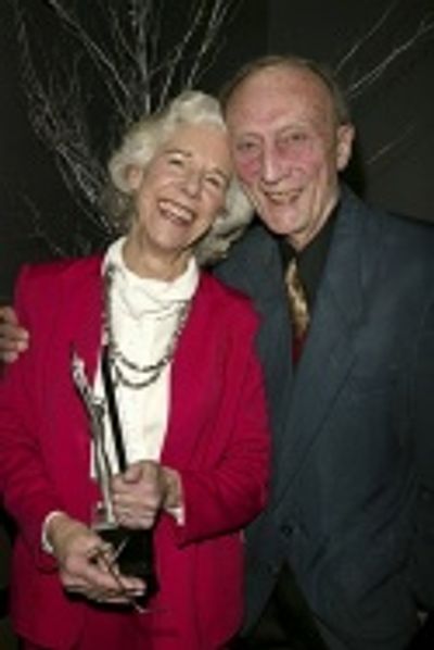 Frances Sternhagen (Edith Oliver Award for Sustained Excellence) with Tom Aldredge Photo