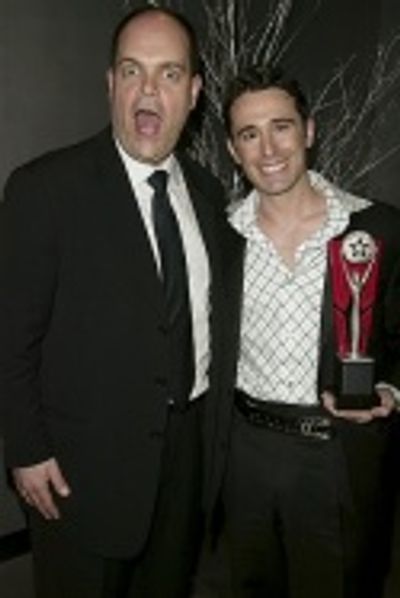 Christopher Gattelli (Outstanding Choreographer - ALTAR BOYZ) with Brad Oscar Photo