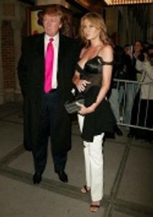 Donald Trump with his wife Melania Knauss Trump Photo