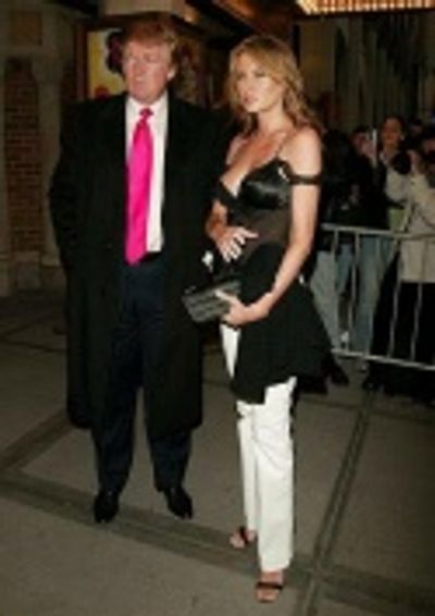 Donald Trump with his wife Melania Knauss Trump Photo