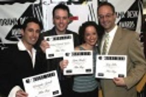 Altar Boyz: Christopher Gattelli, Michael Patrick Walker, Lynne Shankel, and Gary Adl Photo