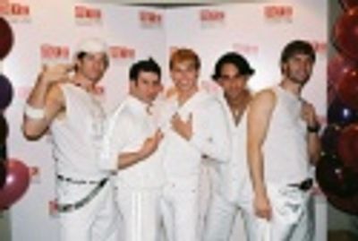 "Altar Boyz", Andy Karl, David Josefsberg, Tyler Maynard, Ryan Duncan and Scott Porte Photo
