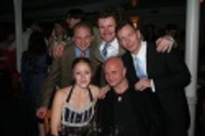 Douglas Denoff, Charles Edwards, Arnie Burton, Jennifer Ferrin and Cliff Saunders Photo