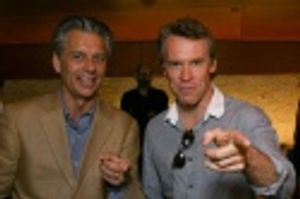 CTG Artistic Director Michael Ritchie and Tate Donovan Photo
