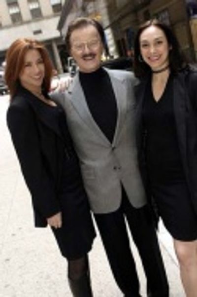A parting shot of Michelle DeJean, Robert Goulet
and Gabriela Garcia Photo