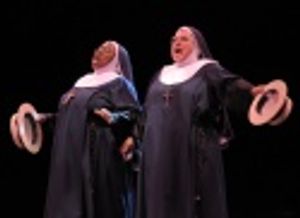  
(L to R)  Melody Betts and Alene Robertson star in Nunsense, opening May 21 and ru Photo