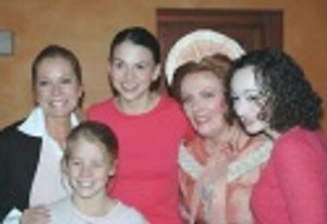 Kathie Lee and Cassidy pose with Sutton, Maureen and Megan McGinnis Photo