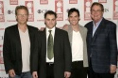 The Pillowman: Robert Fox (Producer), Michael Stuhlbarg, Billy Crudup, and Bob Boyett Photo