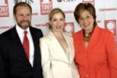 Sweet Charity: Barry & Fran Weissler, and Christina Applegate Photo