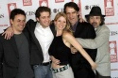 The Light in the Piazza: Adam Guettel (Composer), Matthew Morrison, Kelli O'Hara, Bar Photo