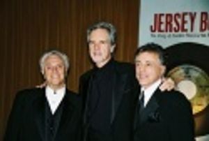 The 3 surviving members of The Four Seasons: Tommy DeVito, Bob Gaudio and Frankie Val Photo