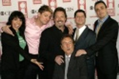 Sara Ramirez, Christopher Sieber, Tim Curry, Michael McGratch, Hank Azaria, and Eric  Photo