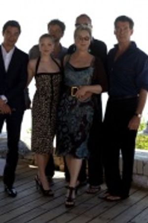 Dominic Cooper, Colin Firth,Amanda Seyfried, Stellan Skarsgard, Meryl Streep and Pier Photo