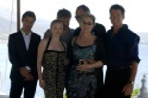 Dominic Cooper, Colin Firth,Amanda Seyfried, Stellan Skarsgard, Meryl Streep and Photo