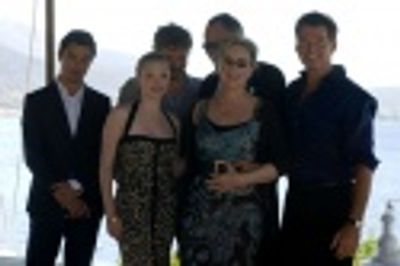 Dominic Cooper, Colin Firth,Amanda Seyfried, Stellan Skarsgard, Meryl Streep and Photo