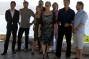 Dominic Cooper, Colin Firth,Amanda Seyfried, Stellan Skarsgard, Meryl Streep, Photo