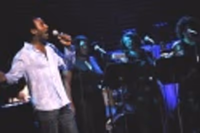 Norm Lewis, Ronnell Bey, Capathia Jenkins, and Aisha de Haas Photo