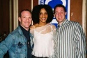 David Drake ("The Night Larry Kramer Kissed Me"), Sarah Jones (Presenter, 2004 Villag Photo