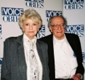 Elaine Stritch and Jerry Tallmer (Founder of the Village Voice Obie Awards) Photo