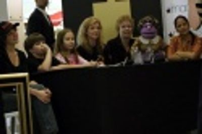 ...as the judges look on...  Photo