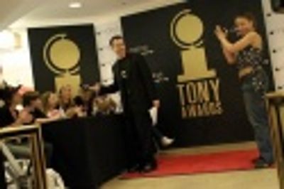 The judges sing Happy Birthday to a contestant on her birthday  Photo