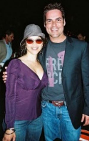 Rosie Perez and Jorge Valencia  Photo