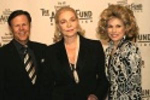 Dean Stolber, Lauren Bacall, and Darcie Denkert  Photo
