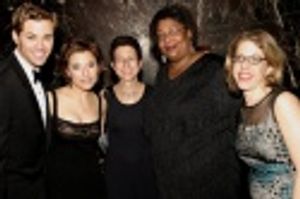 Andrew Rannells (Hairspray), Jenn Gambatese, Judge Ellen Gesmer, Mary Bond Davis, and Photo