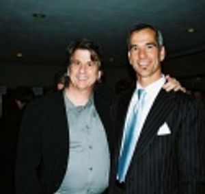 
David Rockwell (nominee "All Shook Up") and Jerry Mitchell (double nominee "La Cage Photo