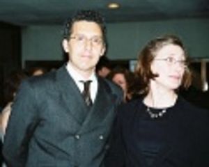 John Turturro (nominee "Soul of Naples") and wife  Photo