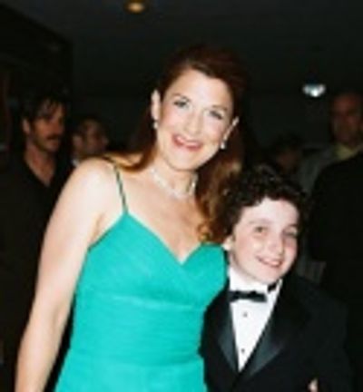 
Victoria Clark (nominee "The Light in the Piazza") and son Thomas  Photo