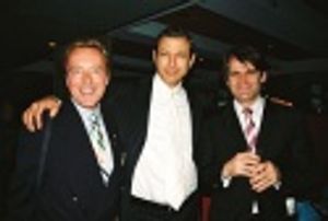 John Wegorzewski , Jeff Goldblum and Bartlett Sher (Director, "The Light in the Piazz Photo