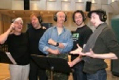 
The men of After The Ball get into character... Photo