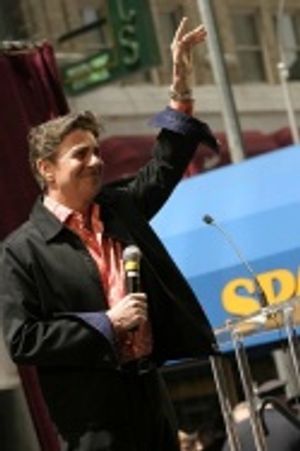 Gary Beach of "La Cage aux Folles" performing "I Am What I Am" Photo